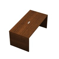 Custom Big Table, Cove Power Center, Silver