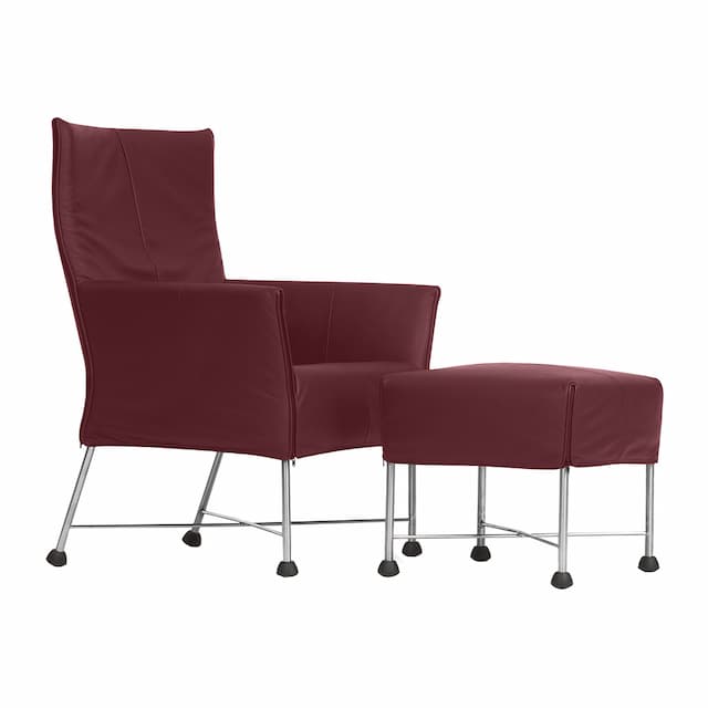 Charly Armchair & Ottoman, Flex
