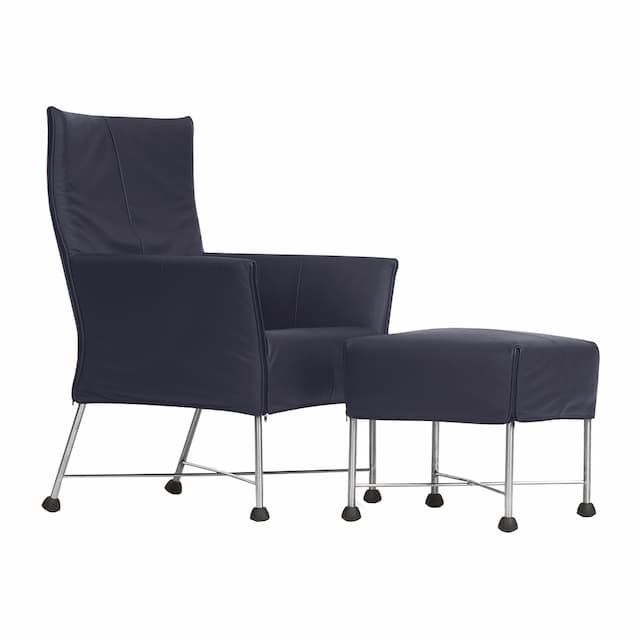 Charly Armchair & Ottoman, Flex