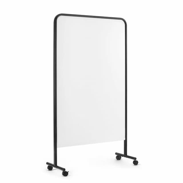 Goal Dry Erase Board, Vertical, 39x67H, Black Frame
