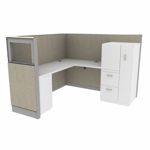 Pre-Owned Ethospace Workstation (6'D x 6'W x 54"H)
