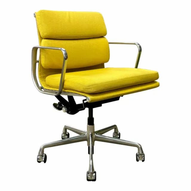 Eames Soft Pad, Management Height Chair (Lumine/Chrome)