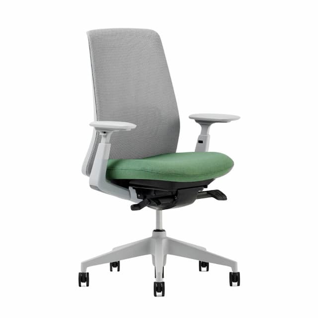 Soji Task Chair (Green/Platinum)