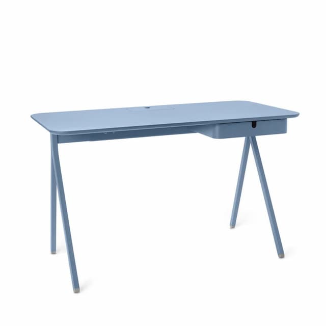 Key Desk, 48x24", Sky + Sky