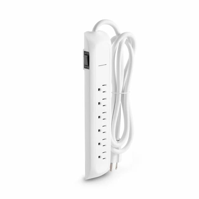 6-Outlet Power Strip, 6' Cord