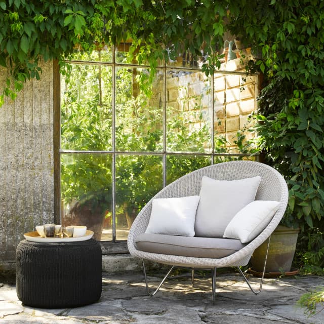 Gipsy Lounge Chair Stainless Steel Base