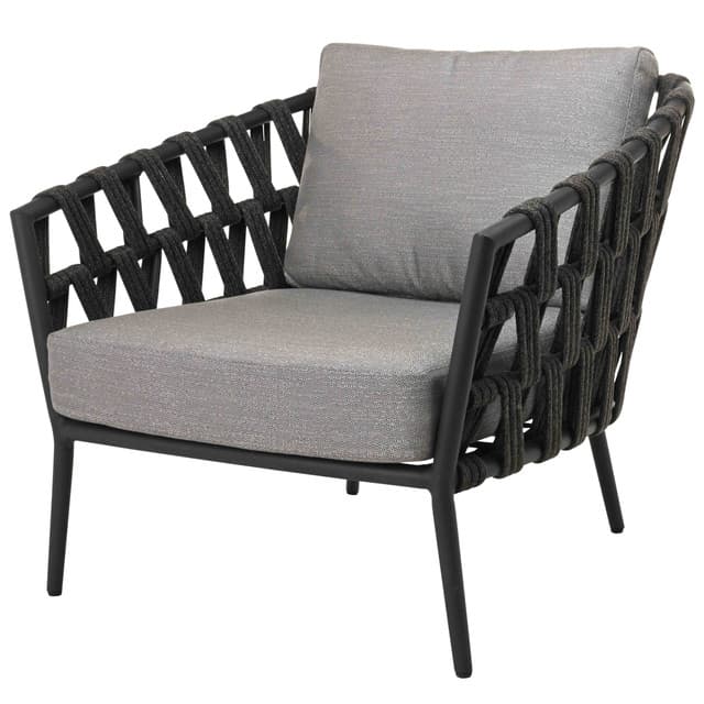 Leo Lounge Chair w/ Seat & Back Cushions