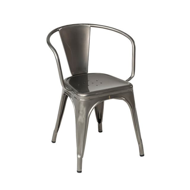 A56 Arm Chair Indoor Raw Steel