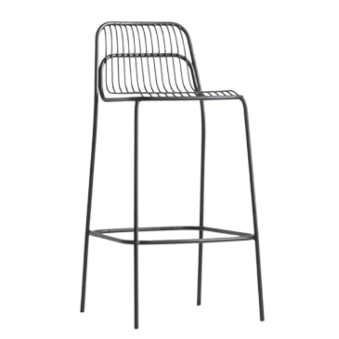 Crop Metal Barstool