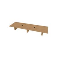 Rectangular Conference Table 60 X192 w/Column Base x4