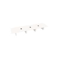 Rectangular Conference Table 60 X216 w/Column Base x4