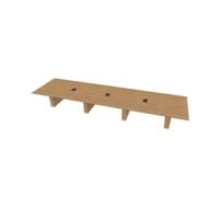 Rectangular Conference Table 60 X216 w/Column Base x4