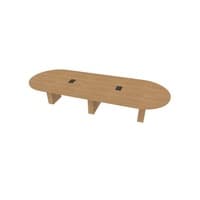  Racetrack Table 60 X144 w/Column Base 