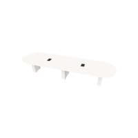  Racetrack Table 48 X168 w/Column Base 