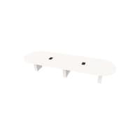  Racetrack Table 60 X168 w/Column Base 