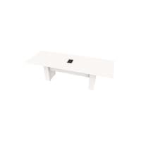  Conference Table Rectangular, Radius Corners 42X84 w/Column Base 
