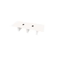  Conference Table Rectangular, Radius Corners 48 X120 w/Column Base 