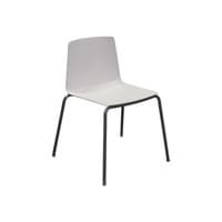 Vicinity Used Stack Chair, White