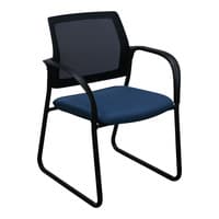 Used Black Mesh Guest Chair