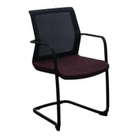 Used Black Mesh Guest Chair