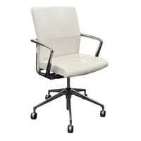 Stylex Sava Conference Chair (White/Chrome)