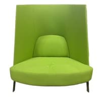 Teknion Fractal Lounge Chair (Green/Chrome)