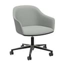 Vitra Softshell Chair with 5-Star Base (Grey/Black)