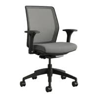 Allsteel Lyric Mid-Back Task Chair (Grey/Black)