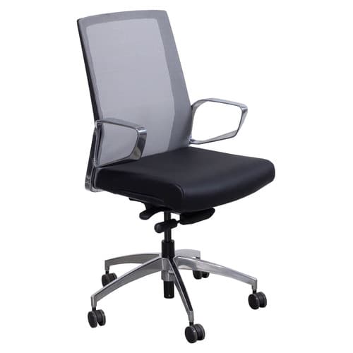 'Maris' Leather and Mesh Conference Chair