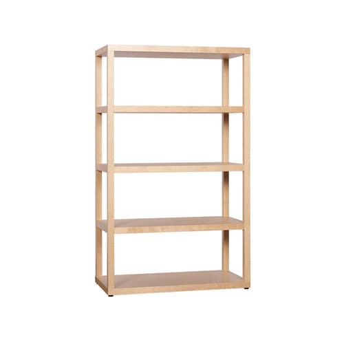 Wooden 4-Shelf Bookcase