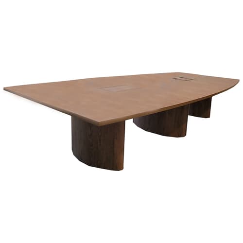 13' Boat-Shaped Conference Table
