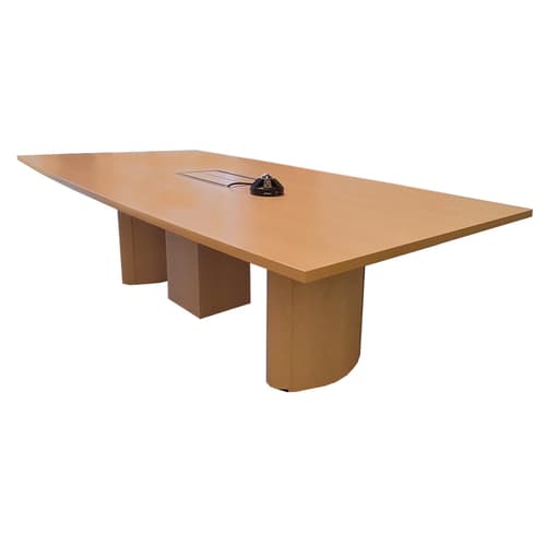 8' Boat-Shaped Conference Table