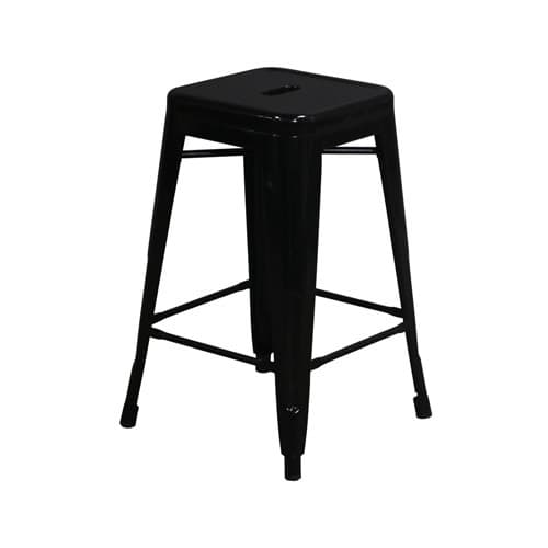 24" Metal Stacking Stool