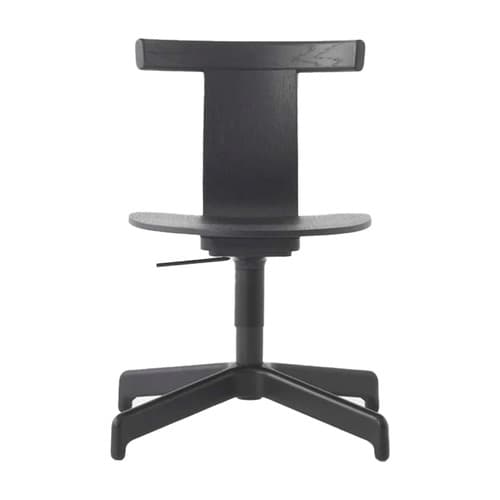 Jiro Swivel Chair - Black - Black Base