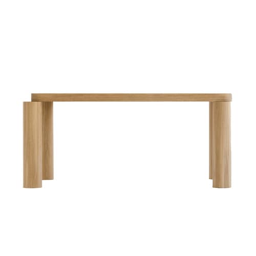 Quick Ship V2 - Offset Dining Table Natural L 2500 x W 1000mm