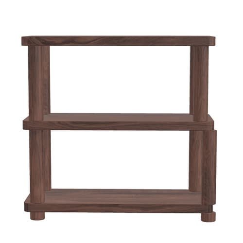 Offset Shelf Small Umber - 2 Tiers