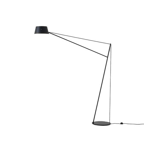 Spar Floor Light - Black Cable