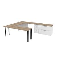Private Office Set with Return and Storage