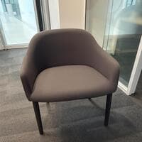 Vitra Softshell Lounge Chairs – Grey Fabric