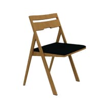 'Scoop-Up' Wood Folding Chair