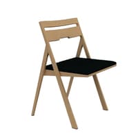 'Scoop-Up' Wood Folding Chair