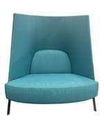 Teknion Fractal Lounge Chair (Blue/Chrome)
