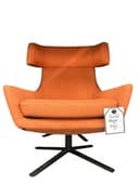 OFS Lona High Back with Wrap Around Headrest (Orange/Black)