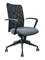 Highmark Modela Mid-Back Task Chair (Black/Blue)