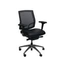 Focus Used Graphite Mesh Back Task Chair w Aluminum Base