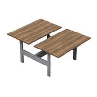 Dual Height-Adjustable Benching