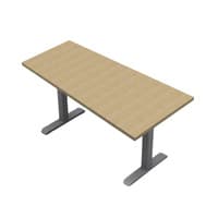 AMQ Height-Adjustable Table, Wedge Rectangle AMQ (RH)
