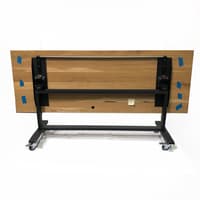 'Butcher Block' Table on Casters