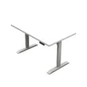 Hi-HAT Height Adjustable Table, 30X60, white top-white base