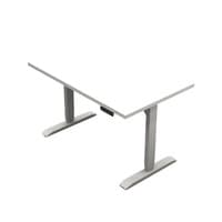 Hi-HAT Height Adjustable Table, 30X60, white top-white base